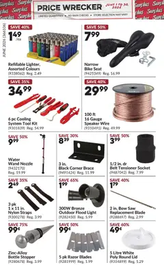 Preview of Princess Auto flyer - Price Wrecker from shop Princess Auto valid from 01.06.2026 | Page: 4 | Products: Belt, PC, Speaker, Socket