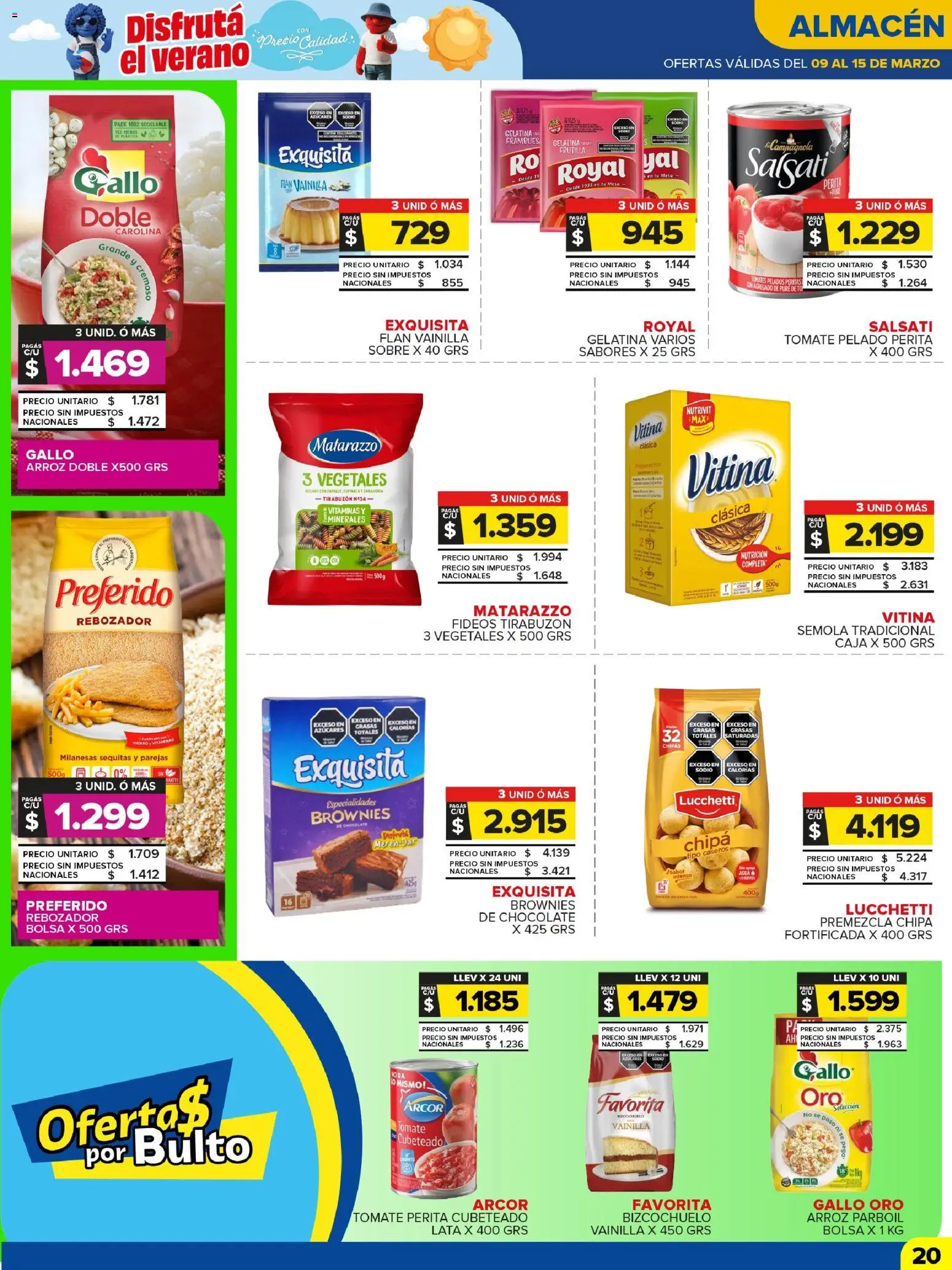 Carrefour Maxi catálogo │ válido desde el 09.03.2026 | Página: 20 | Productos: Frutilla, Chocolate, Fideos, Zanahoria