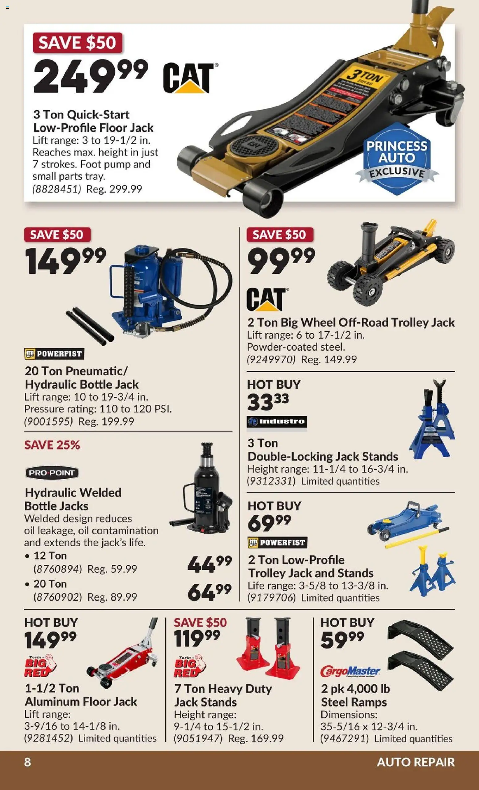 Princess Auto flyer valid from Jun 30, 2026 | Page: 13 | Products: Oil