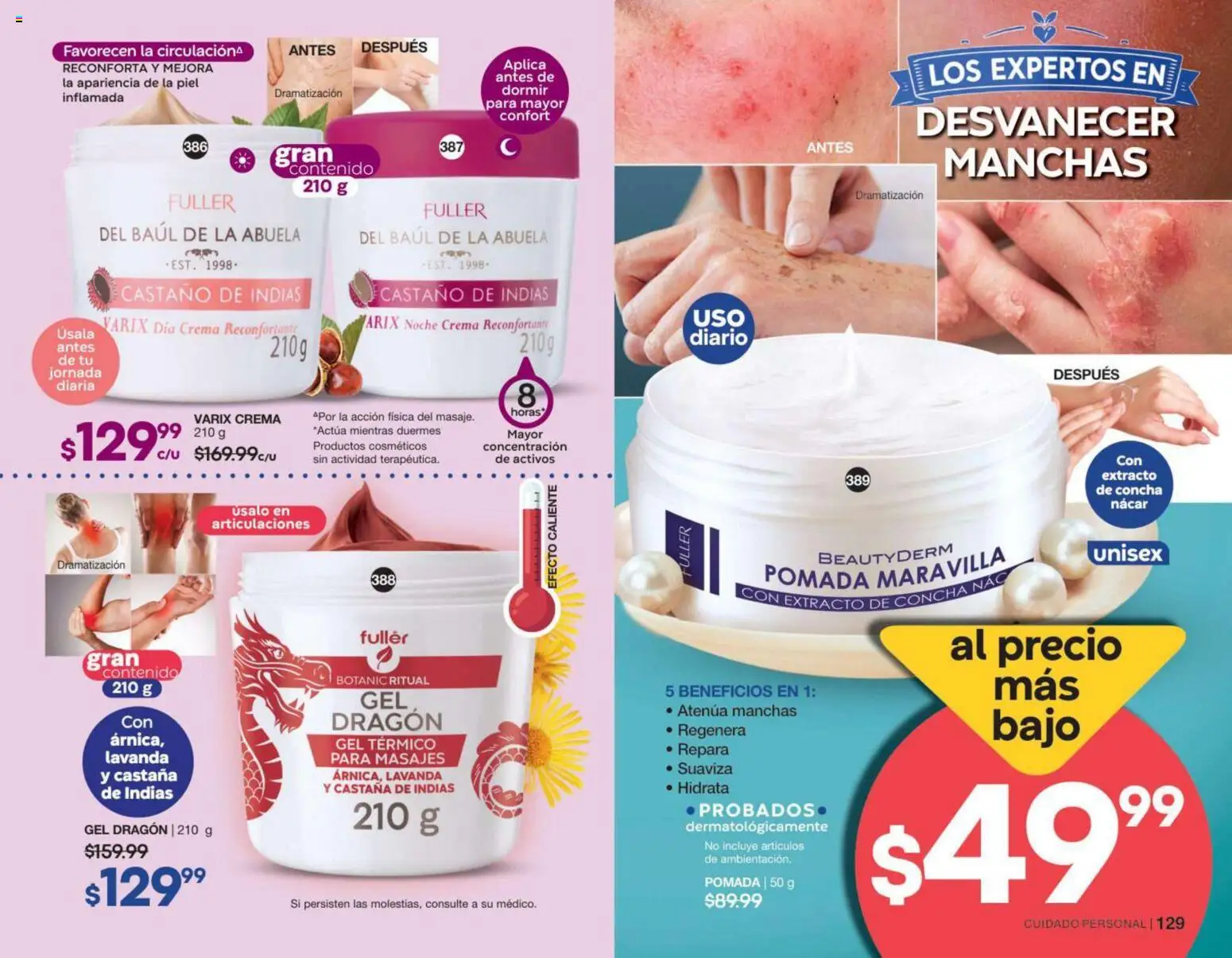 Nuevas ofertas de Fuller válidas en toda la República Mexicana desde el 02/09/2026. ¡Encuentra las mejores ofertas en Fuller campaña 11 2026! | Página: 66 | Productos: Crema, Pomada