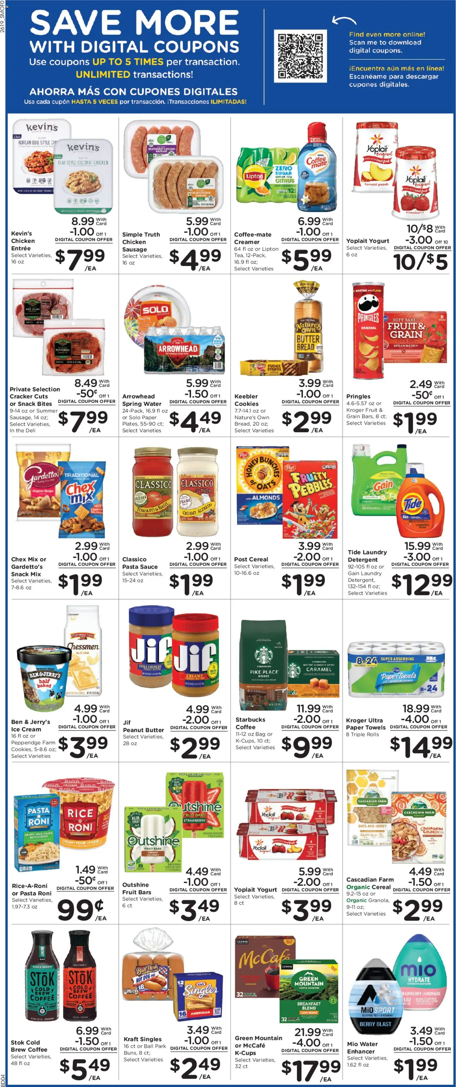 Smith's Weekly Ad - valid from 10.06.2026 | Page: 5 | Products: Green Tea, Pasta, Cookies, Sugar