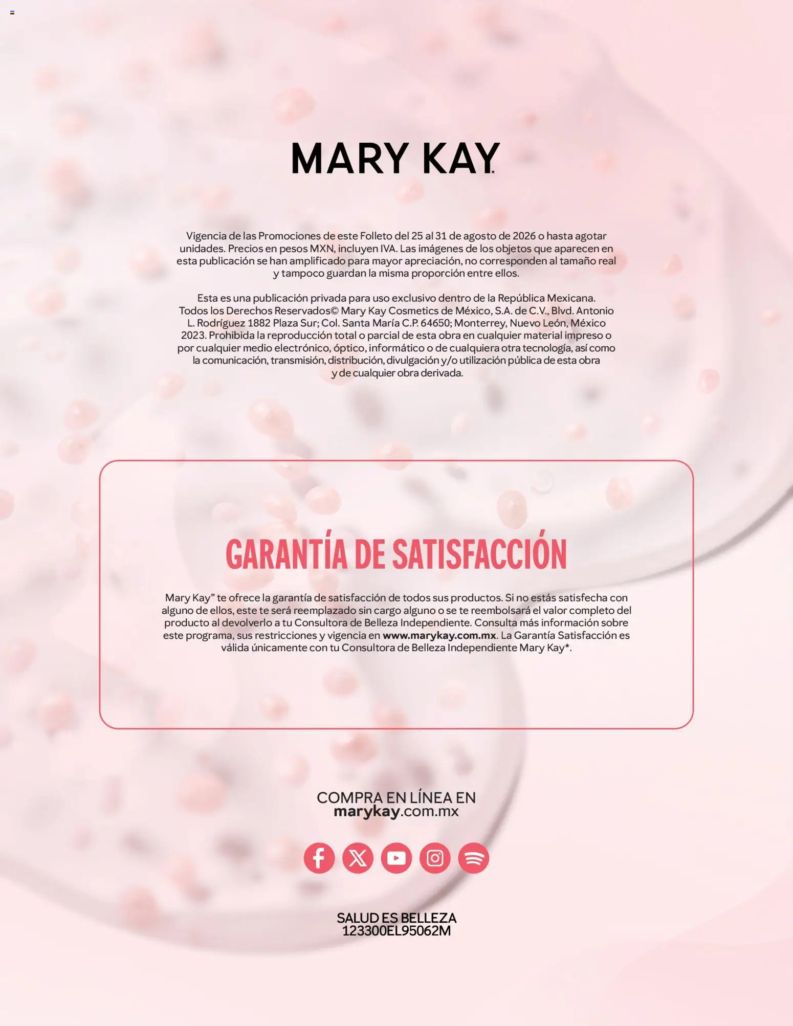 Nuevas ofertas de Mary Kay válidas en toda la República Mexicana desde el 25/08/2026. ¡Encuentra las mejores ofertas en Catálogo Mary Kay Skincare Week! | Página: 9 | Productos: Té, Sobre