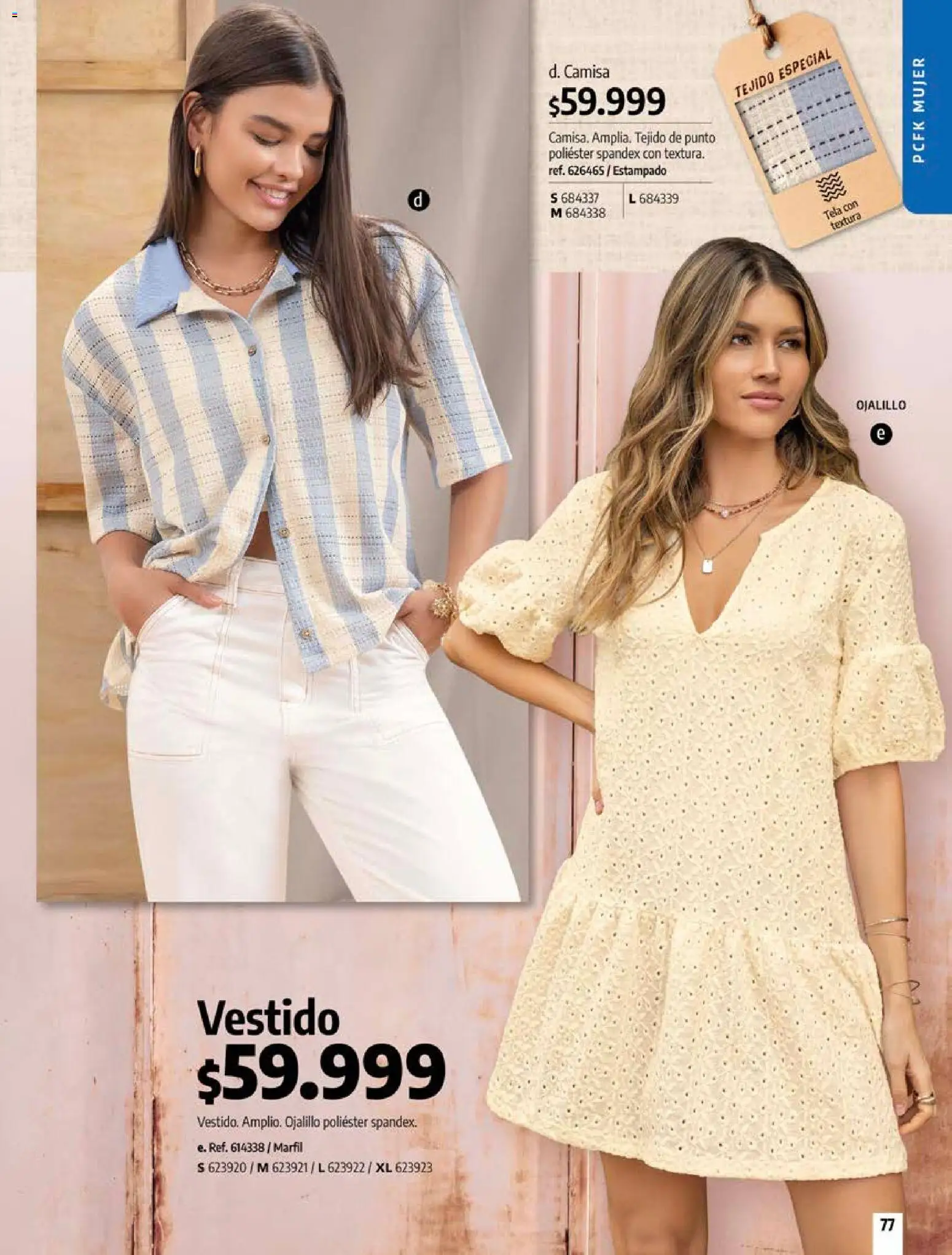 Pacifika revista - valida desde el 12/07/2026 | Página: 77 | Productos: Vestido, Camisa