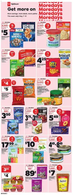 Preview of Zehrs weekly flyer / circulaire from shop Zehrs valid from 07.05.2026 | Page: 8 | Products: Chips, PC, Cheese, Chicken