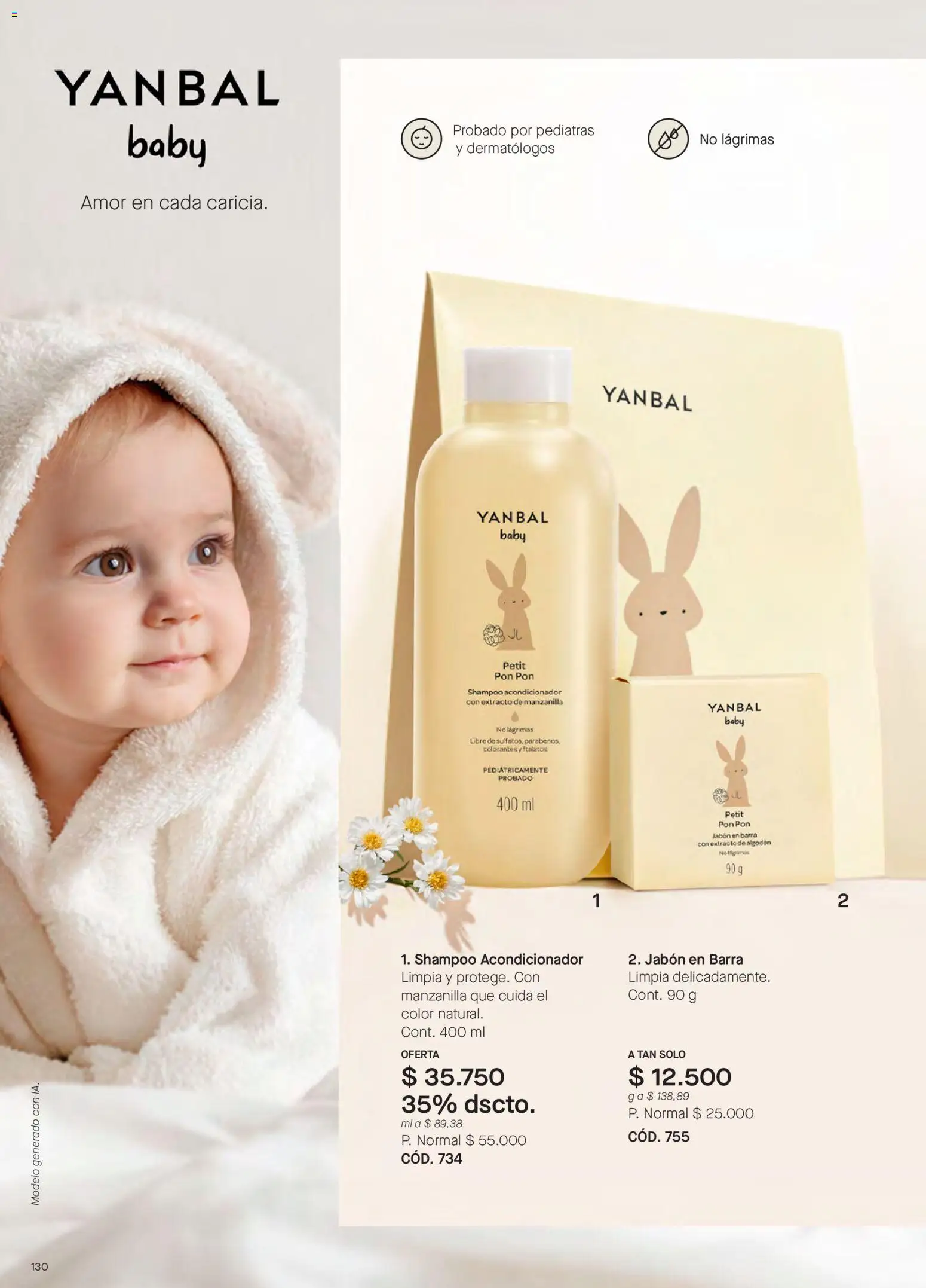 Yanbal revista - valida desde el 20/06/2026 | Página: 130 | Productos: Shampoo, Acondicionador, Jabón
