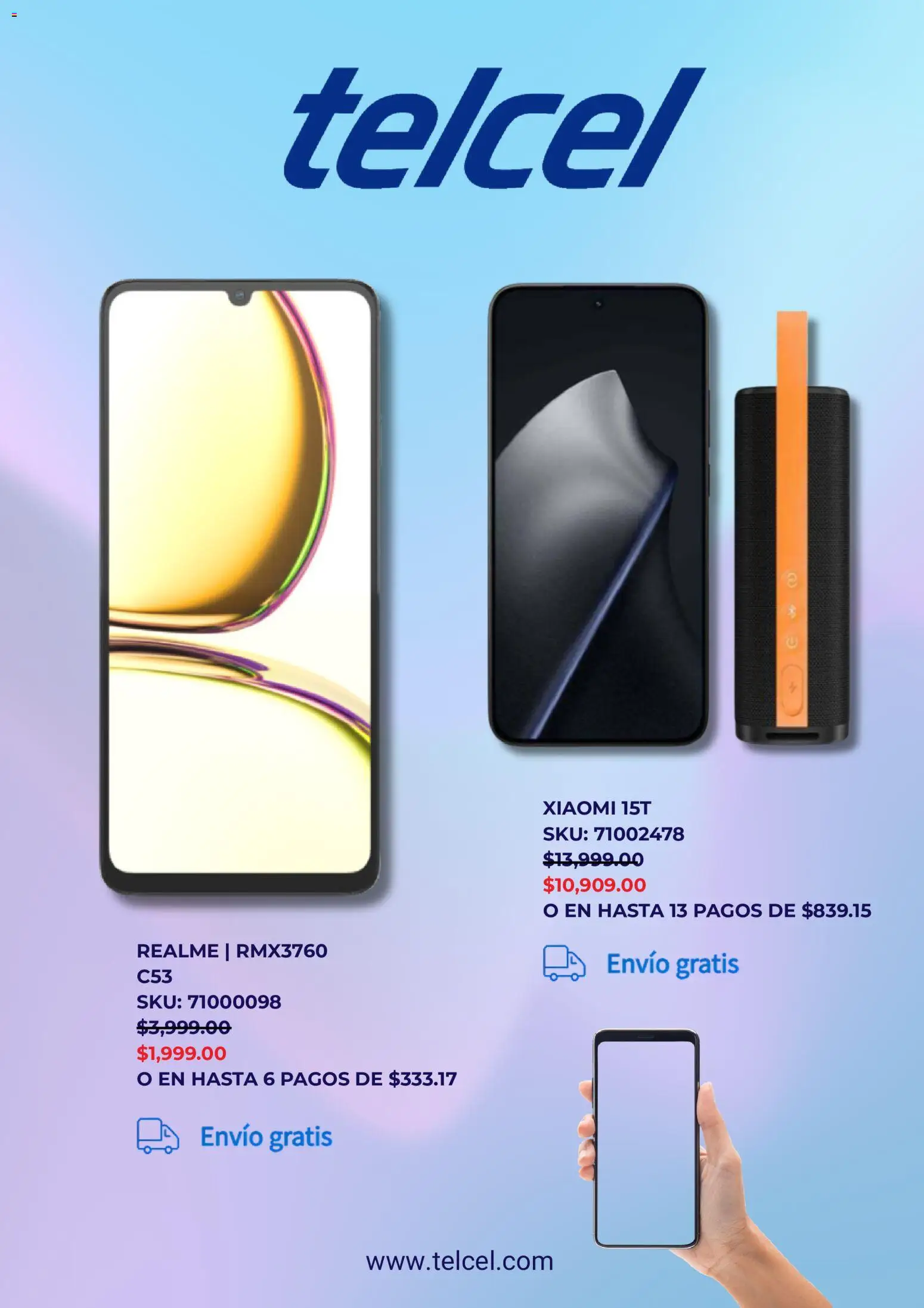 Nuevas ofertas de Telcel válidas en toda la República Mexicana desde el 25.05.2026. ¡Encuentra las mejores ofertas en Telcel Hot Sale! | Página: 3