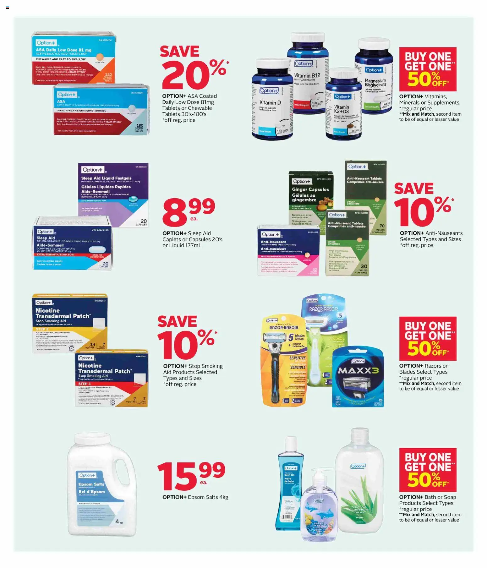 Rexall flyer valid from Sep 11, 2026 | Page: 15 | Products: Ginger, Capsules, Bath, Oil