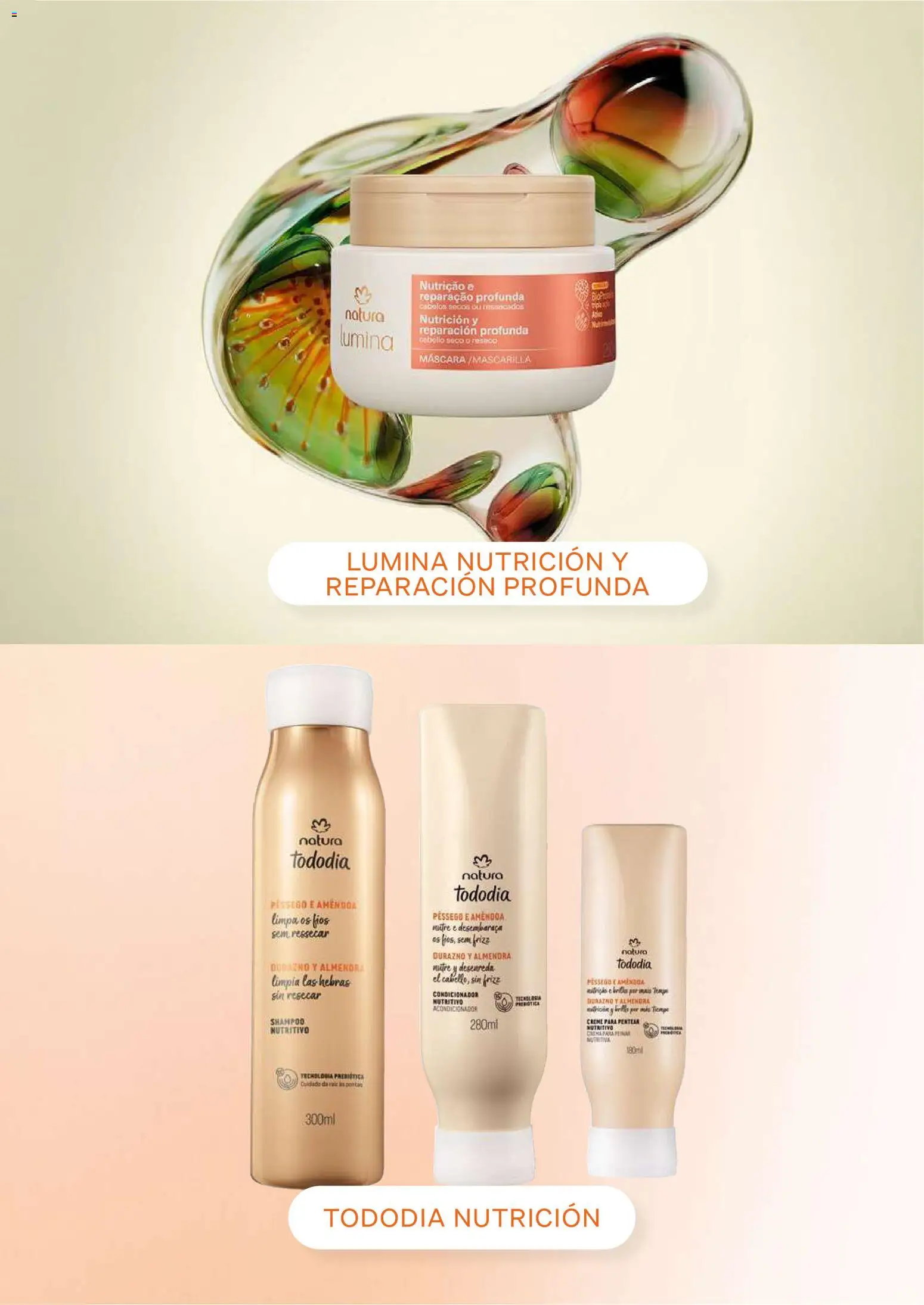Natura revista - valida desde el 13/08/2026 | Página: 16 | Productos: Almendra, Shampoo, Acondicionador, Durazno