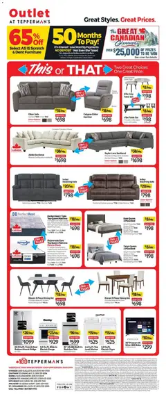 Preview of Tepperman's outlet from shop Tepperman's valid from Sep 4, 2026