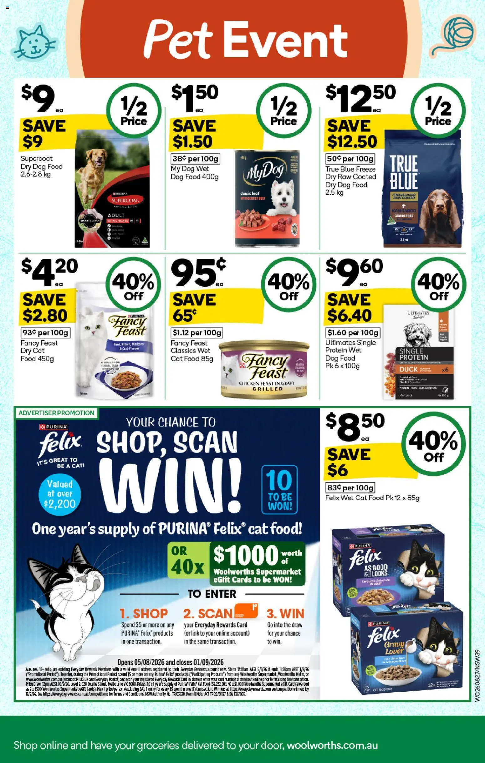 Woolworths catalogue - valid from 26/08/2026 | Page: 39 | Products: Food, Chicken, Fish, Dog food
