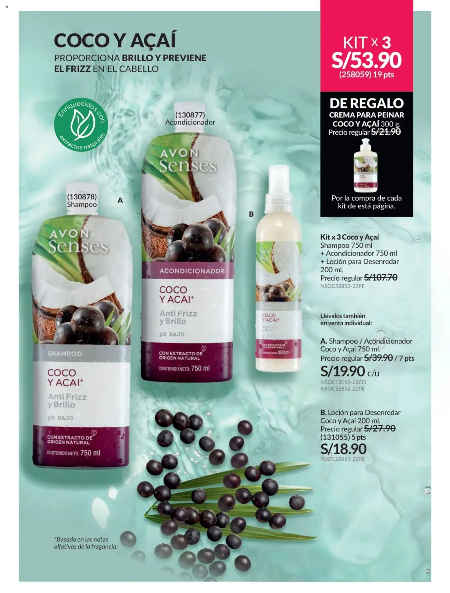 Catálogo Avon válido desde 17.06.2026 | Página: 177 | Productos: Shampoo, Acondicionador, Crema
