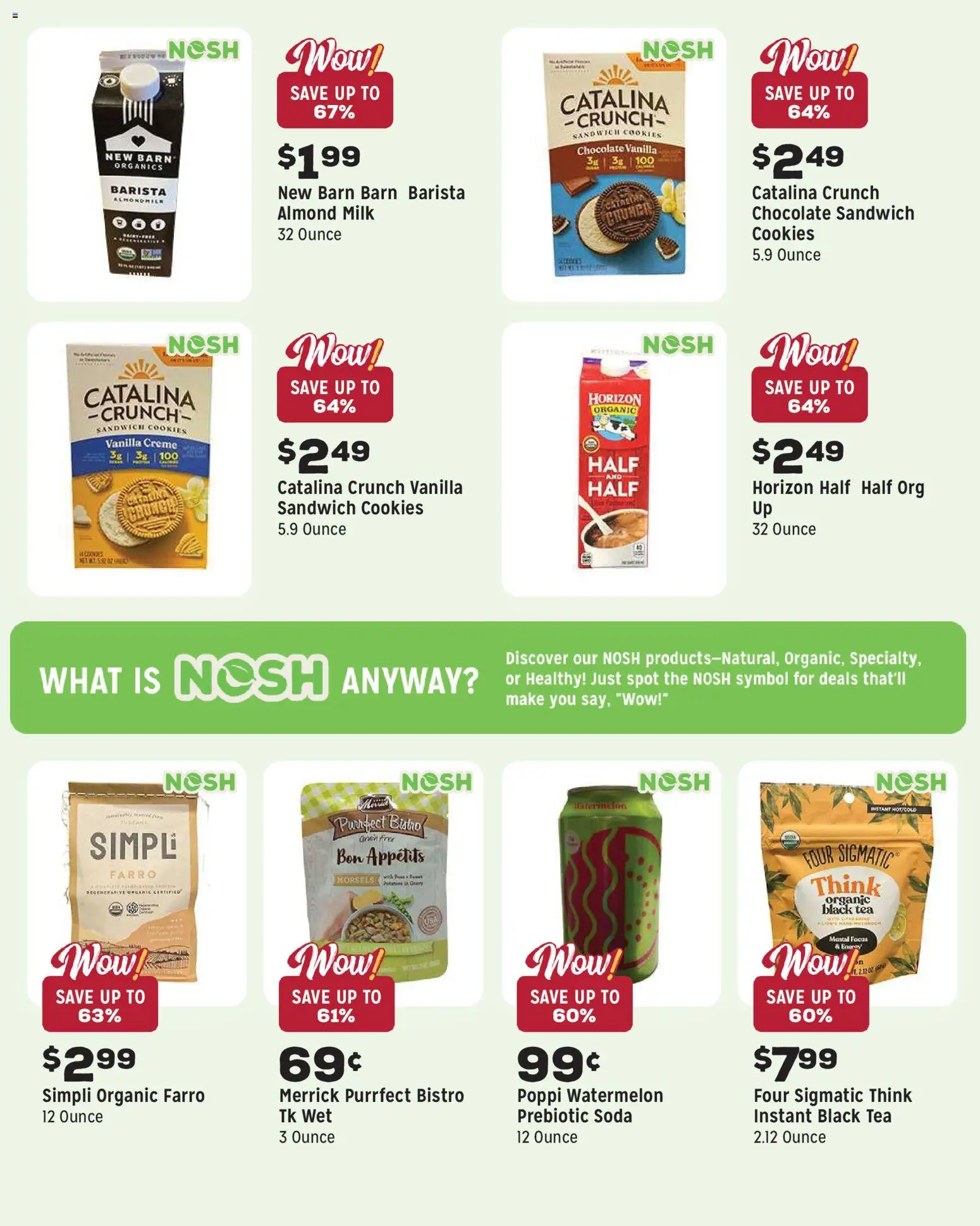 Grocery Outlet Weekly Ad - CA - valid from 03.06.2026 | Page: 7 | Products: Milk, Tea, Cookies, Watermelon