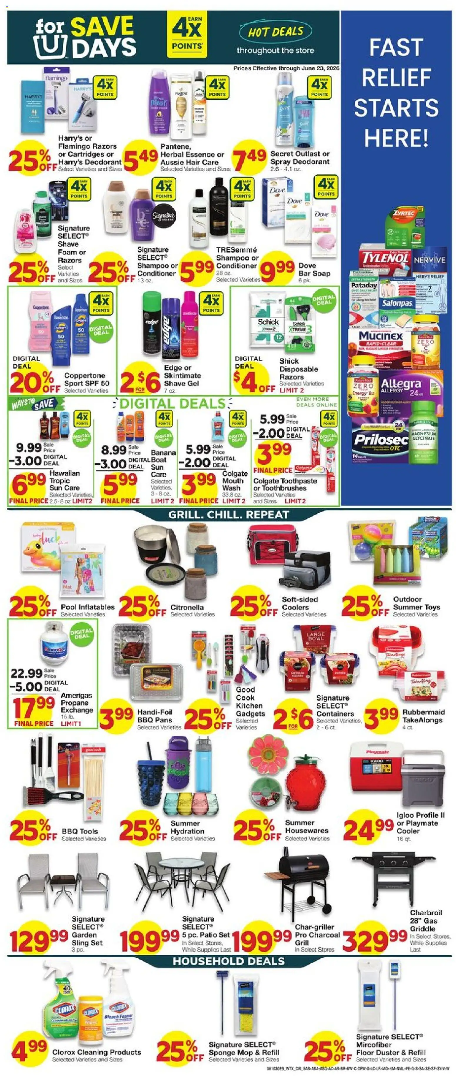 United Supermarkets Weekly Ad - valid from 10.06.2026 | Page: 5 | Products: Conditioner, Soap, Bar Soap, Shave Gel