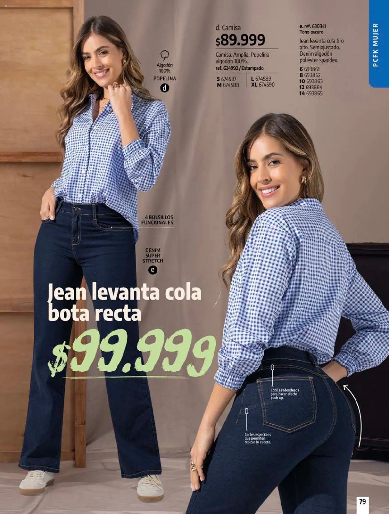 Pacifika revista - valida desde el 12/07/2026 | Página: 79 | Productos: Algodón, Bolsillos, Jean, Camisa
