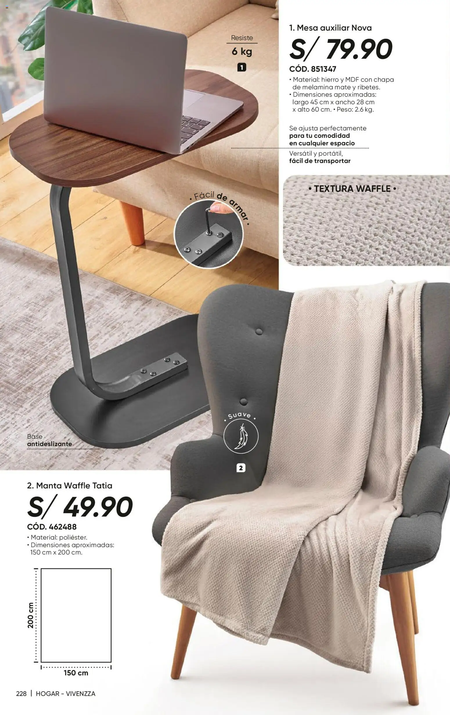 Catálogo Azzorti válido desde 27/07/2026 | Página: 230 | Productos: Mesa, Waffle, Peso