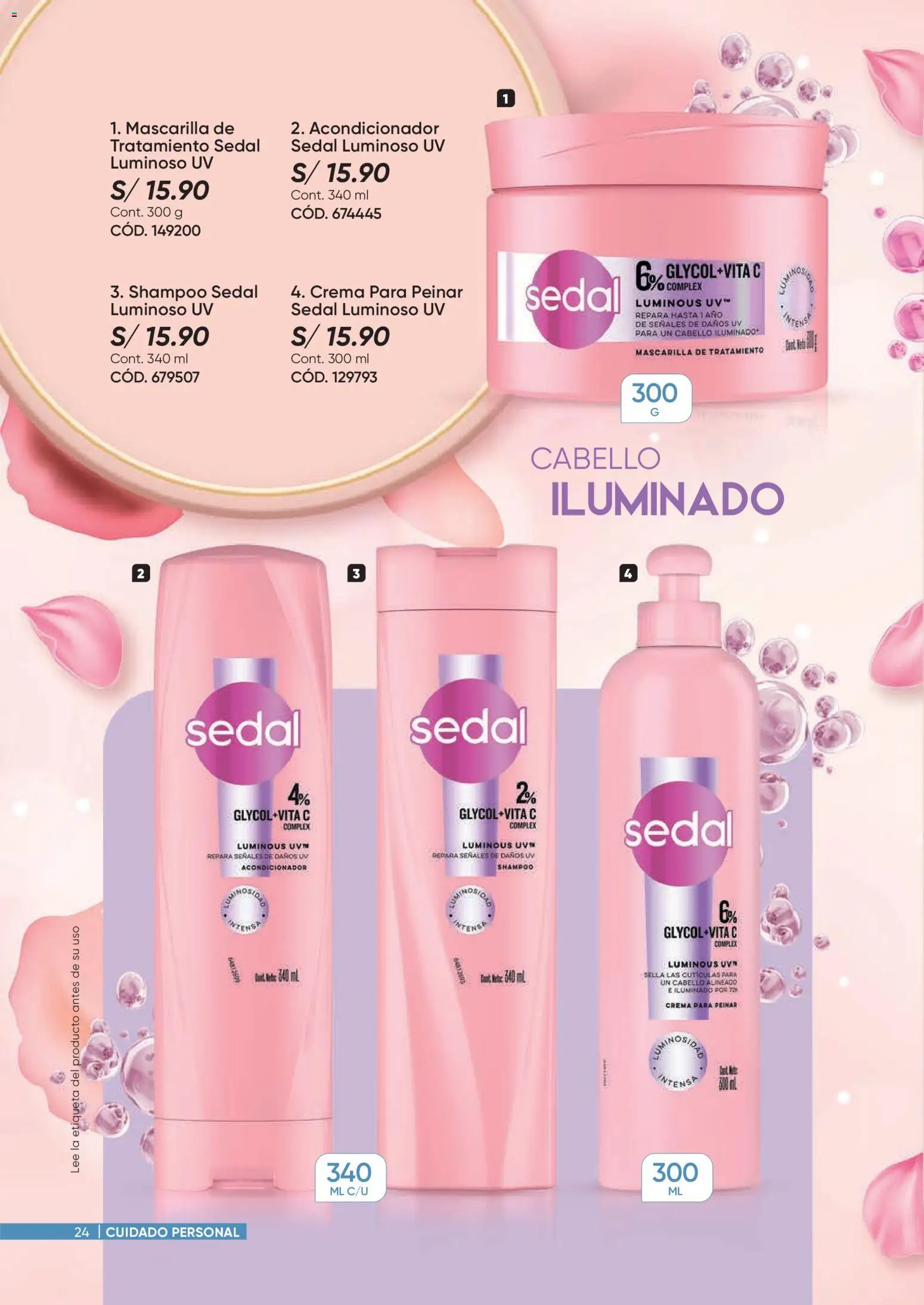 Catálogo Azzorti válido desde 09/03/2026 | Página: 24 | Productos: Shampoo, Acondicionador, Crema