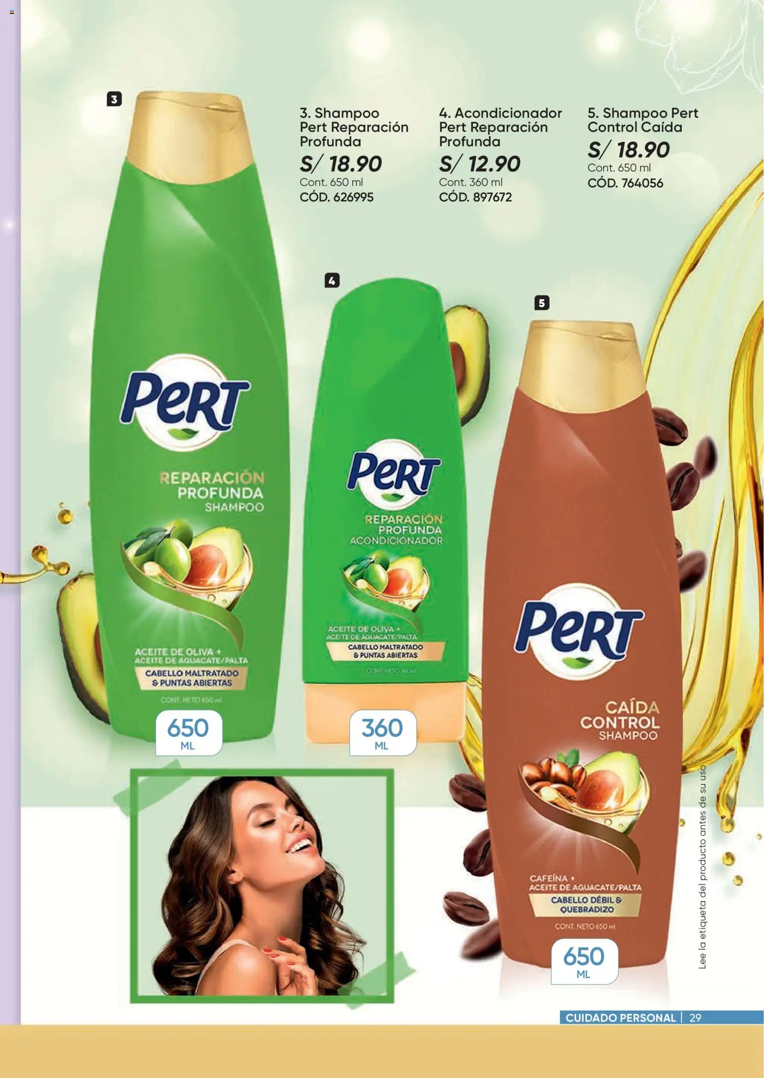 Catálogo Azzorti válido desde 09/03/2026 | Página: 29 | Productos: Acondicionador, Aguacate, Aceite de aguacate, Aceite de oliva