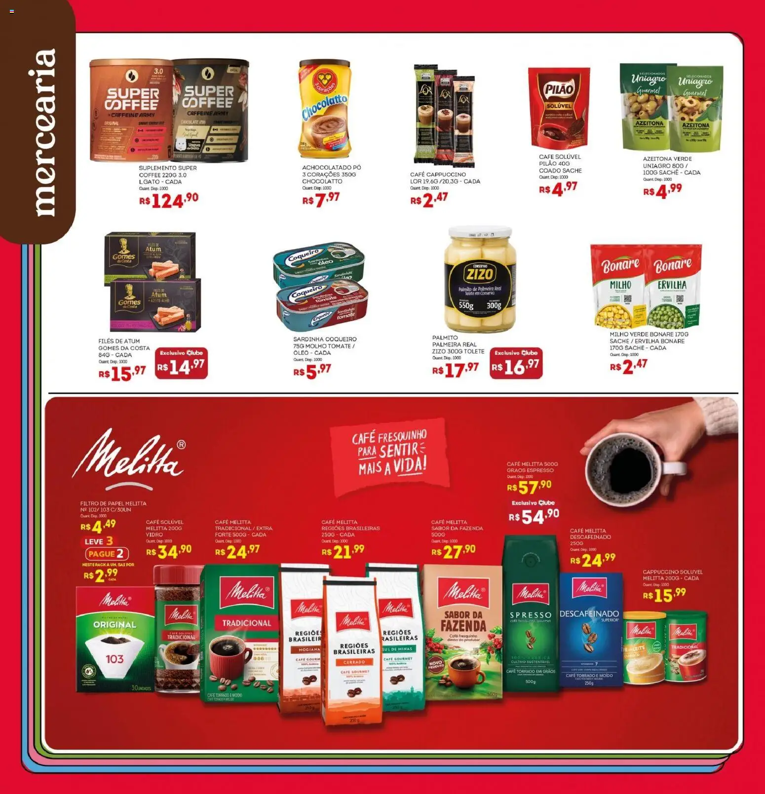 Bistek Supermercados Folheto - válido de 09/09/2026 | Página: 4 | Produtos: Pó, Cappuccino, Milho verde, Achocolatado