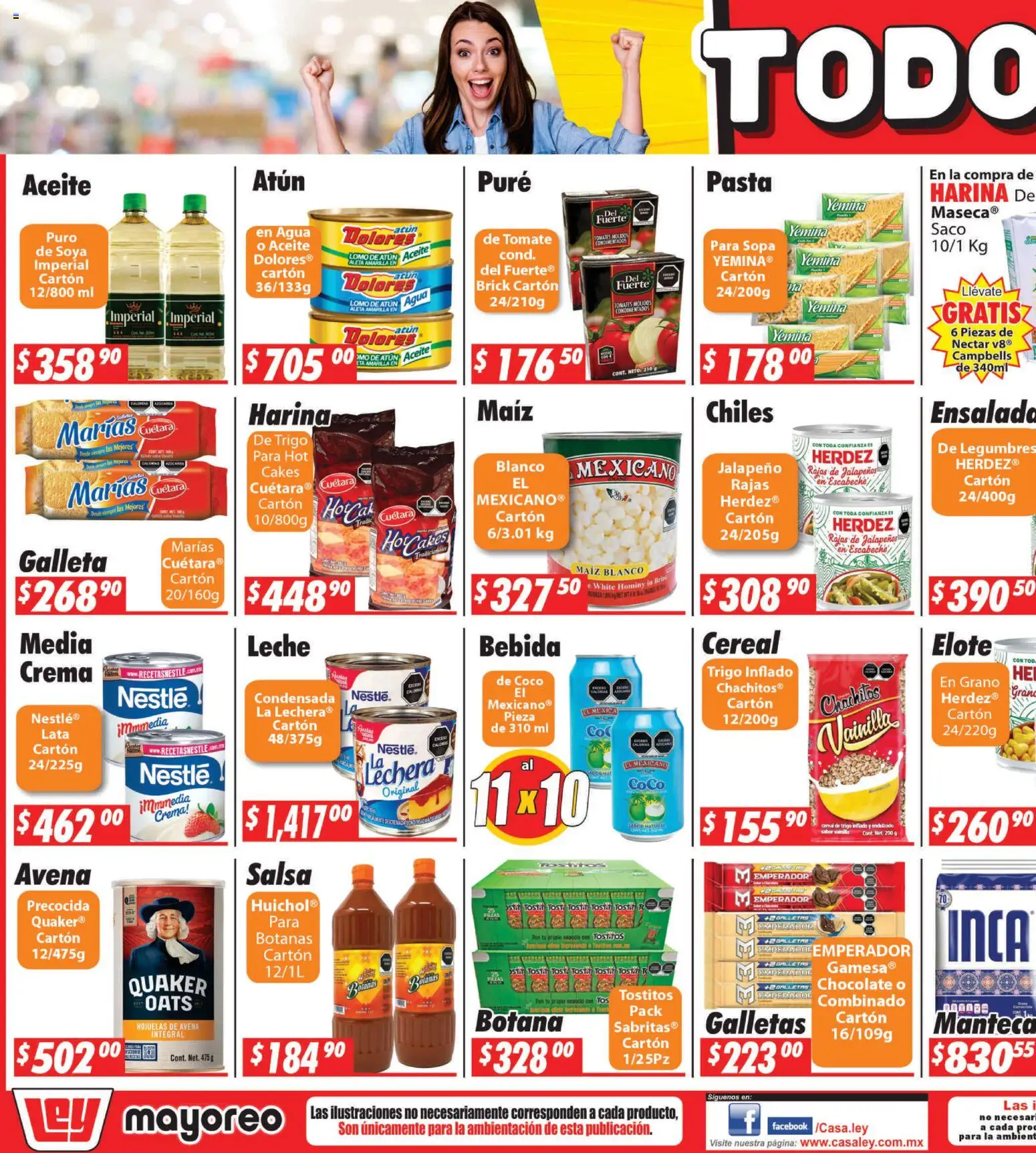Nuevas ofertas de Casa Ley válidas en toda la República Mexicana desde el 01.06.2026. ¡Encuentra las mejores ofertas en Casa Ley folleto! | Página: 5 | Productos: Tomate, Agua, Chocolate, Tomates
