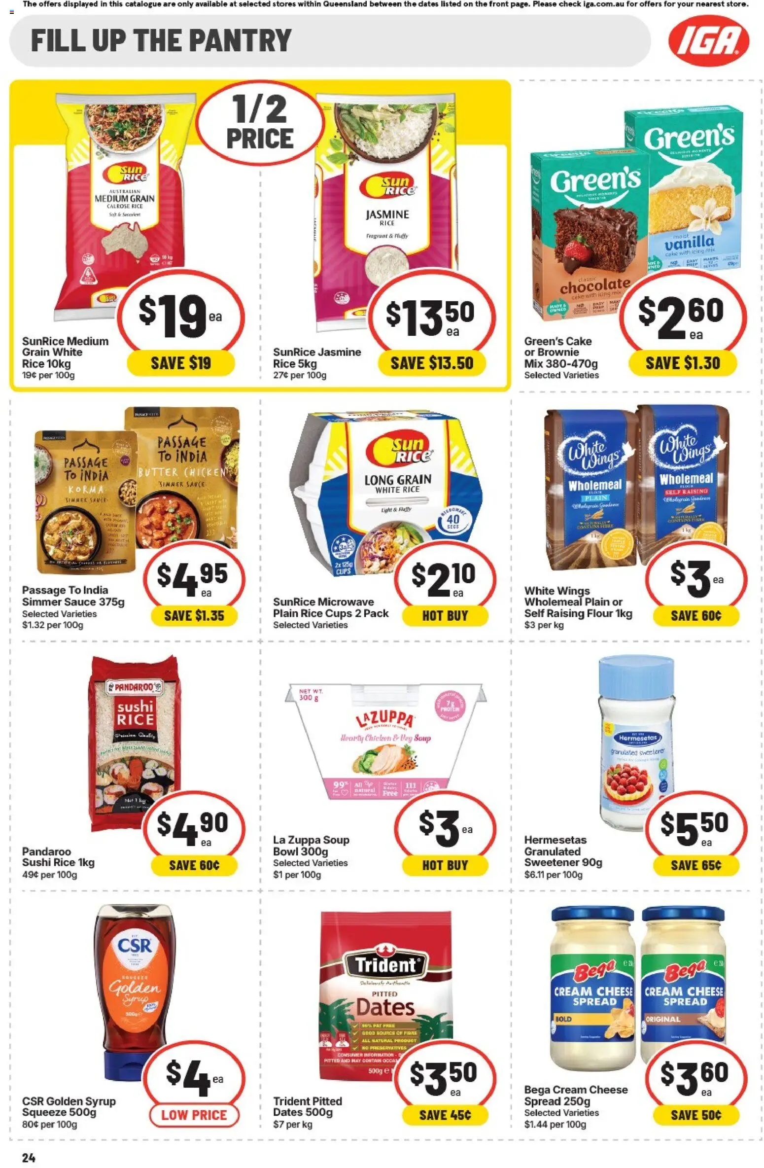 IGA catalogue - valid from 20.05.2026 | Page: 21 | Products: Butter, Rice, Soup, Hat