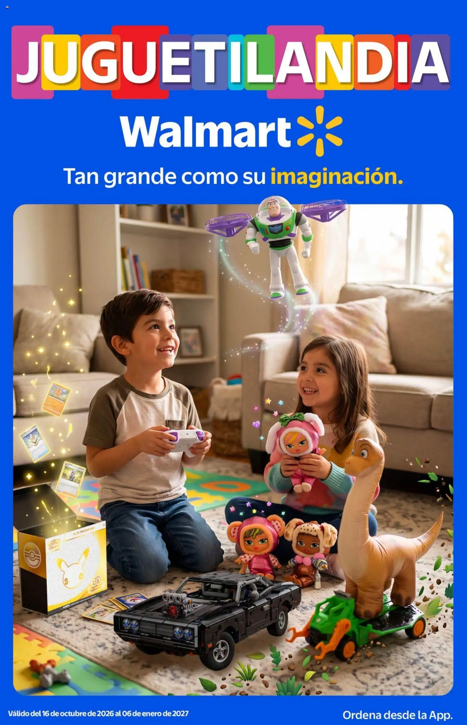 Nuevas ofertas de Walmart válidas en toda la República Mexicana desde el 16/10/2026. ¡Encuentra las mejores ofertas en Walmart folleto Juguetilandia! | Página: 1
