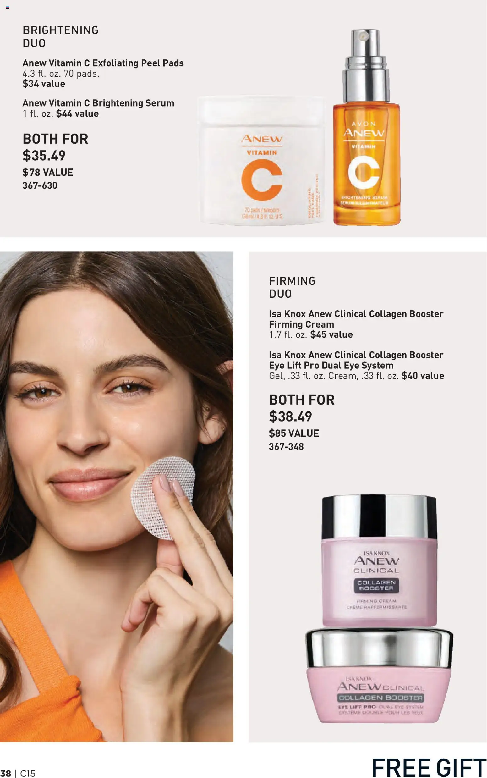Avon Brochure - valid from 07/15/2026 | Page: 38 | Products: Vitamin, Pads, Cream