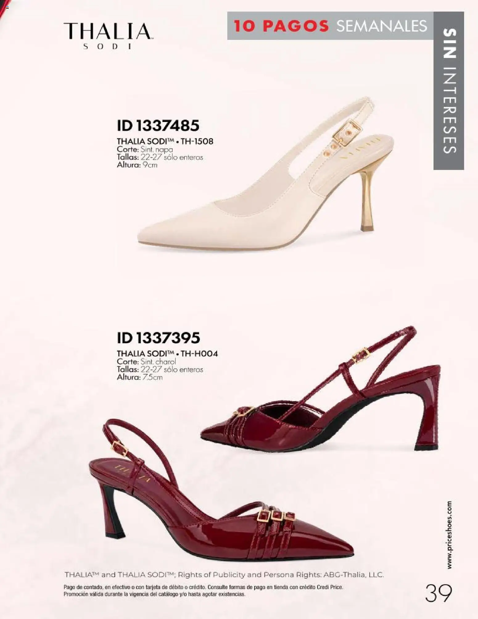 Nuevas ofertas de Price Shoes válidas en toda la República Mexicana desde el 28/10/2026. ¡Encuentra las mejores ofertas en Price Shoes catálogo 10 pagos sin intereses! | Página: 39