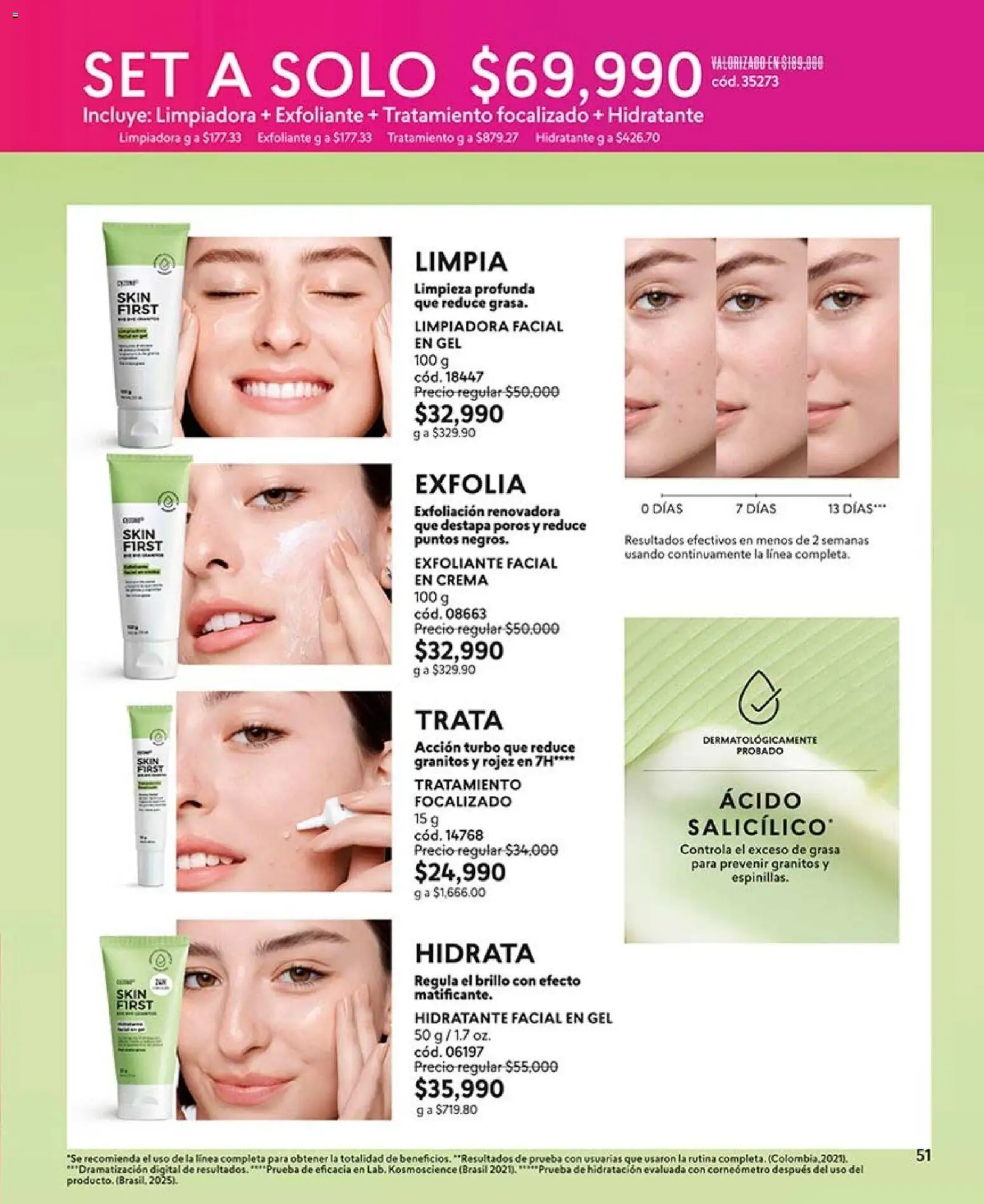 CyZone revista - valida desde el 10/08/2026 | Página: 63 | Productos: Exfoliante facial, Crema, Brillo