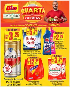 Big Supermercados ofertas do Dia - Pré-Visualização do folheto da loja Big Supermercados, válido de 01/07/2026