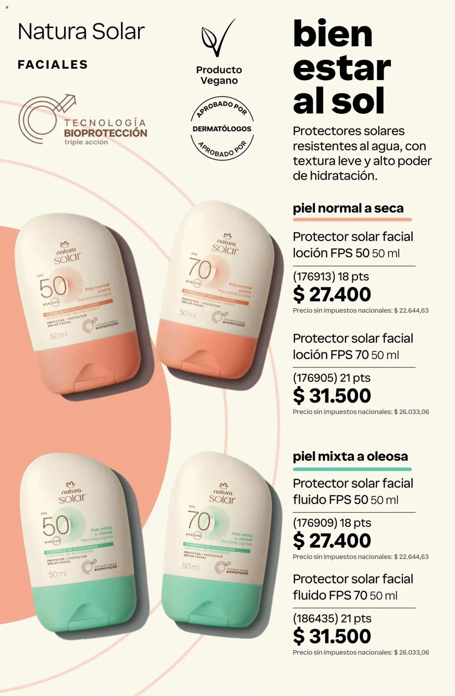 Catálogo Natura Ciclo 7 │ válido desde el 06.05.2026 | Página: 212 | Productos: Protector solar, Loción, Uva