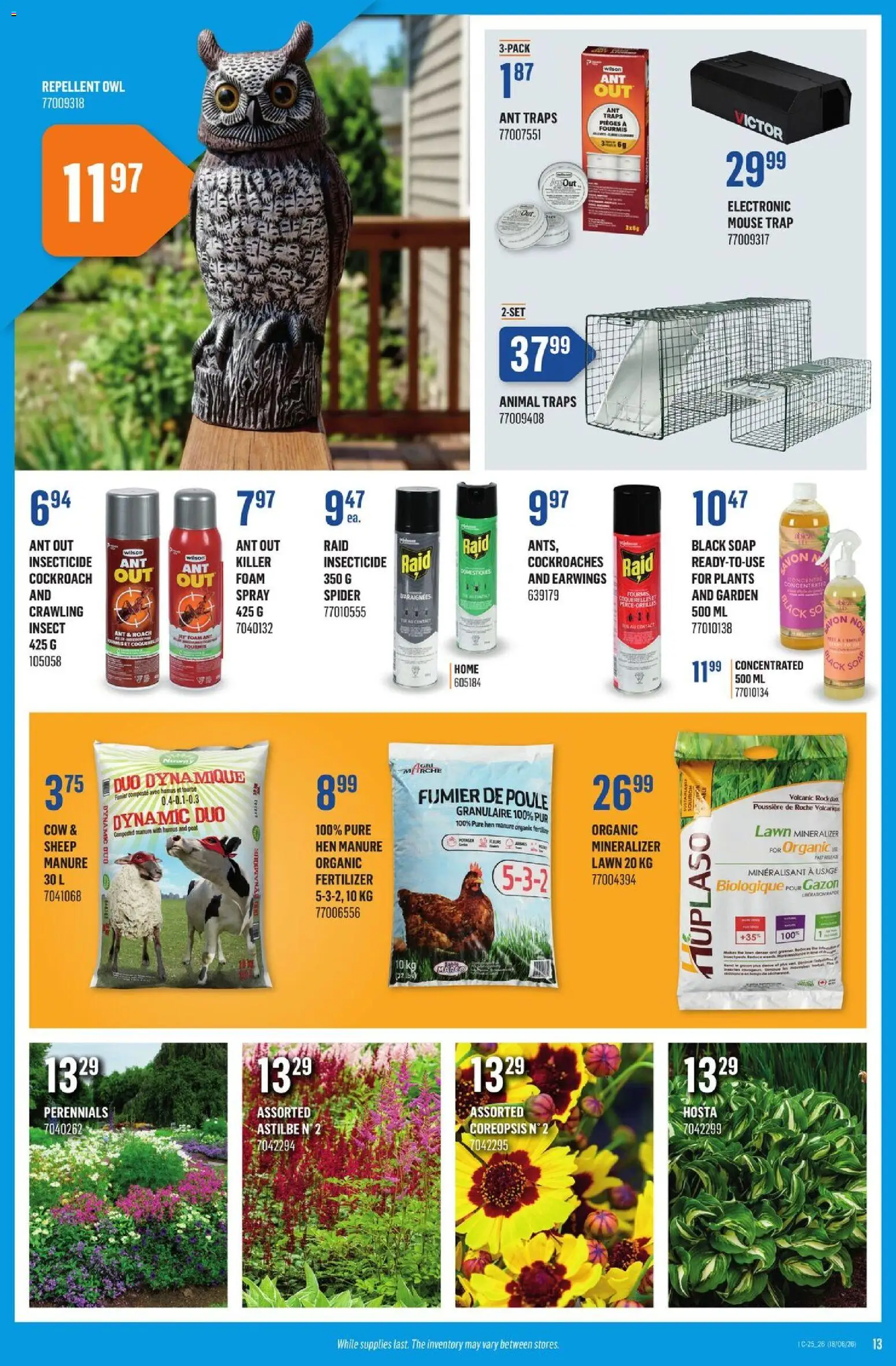 Canac flyer valid from 18.06.2026 | Page: 13 | Products: Mouse, Soap