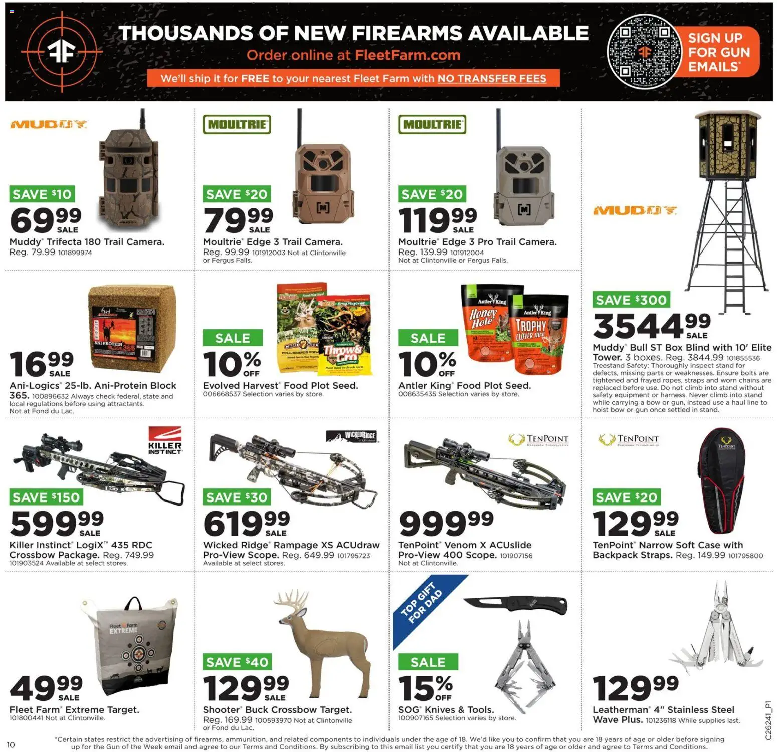 Mills Fleet Farm Weekly Ad - valid from 08.06.2026 | Page: 14 | Products: Bolts, Bow, Crossbow, Case