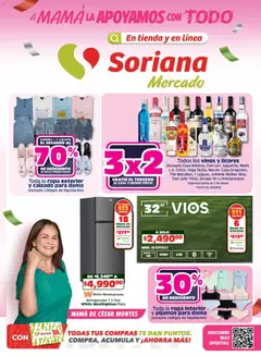 Vista previa de Soriana Apoyamos con todo Mercado Nacional, nuevo folleto de la tienda, válido en México a partir del 30.04.2026
