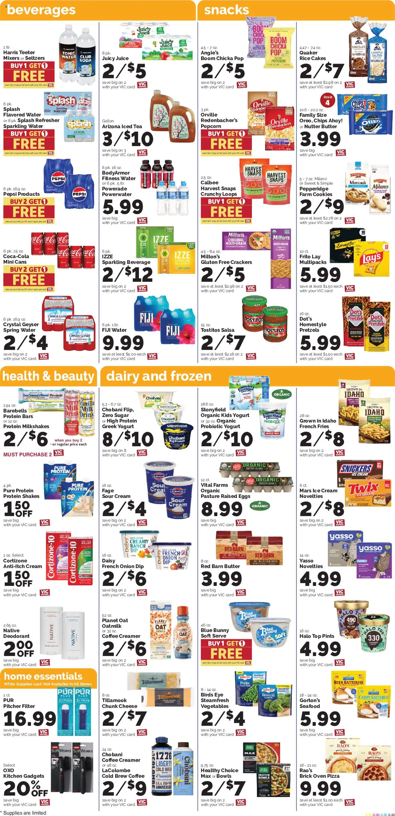 Harris Teeter Weekly Ad - valid from 09/02/2026 | Page: 6 | Products: Pan, Flavored water, Eggs, Chips