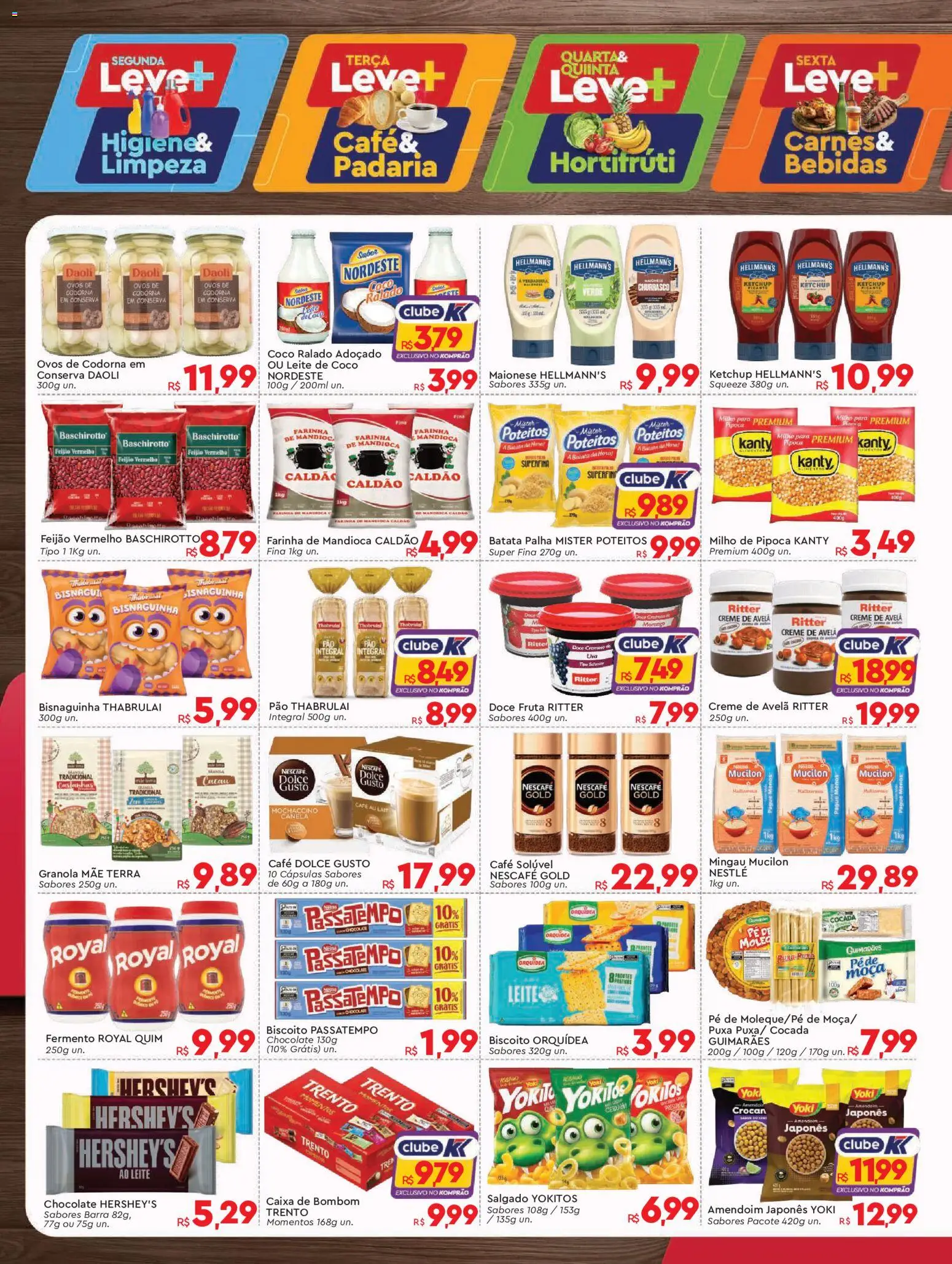 Komprao Atacadista Folheto - válido de 20/07/2026 | Página: 2 | Produtos: Farinha de mandioca, Caixa, Batata palha, Maionese