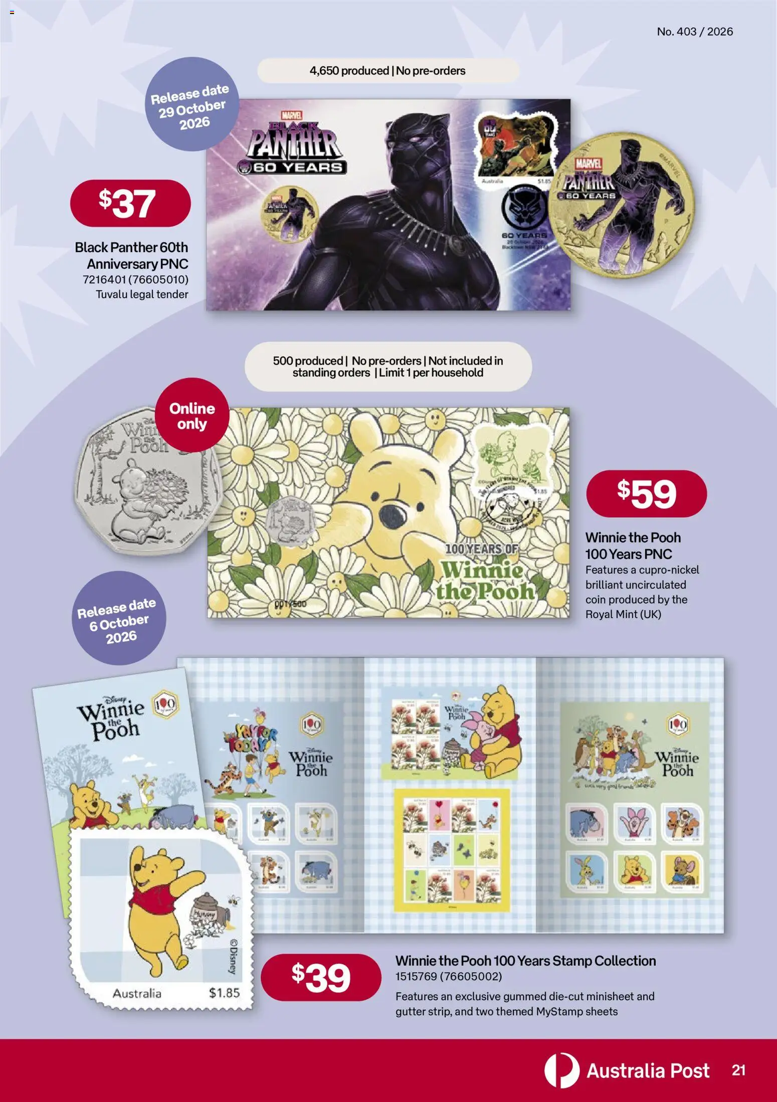 Australia Post catalogue - valid from 01/09/2026 | Page: 21 | Products: Household, Date