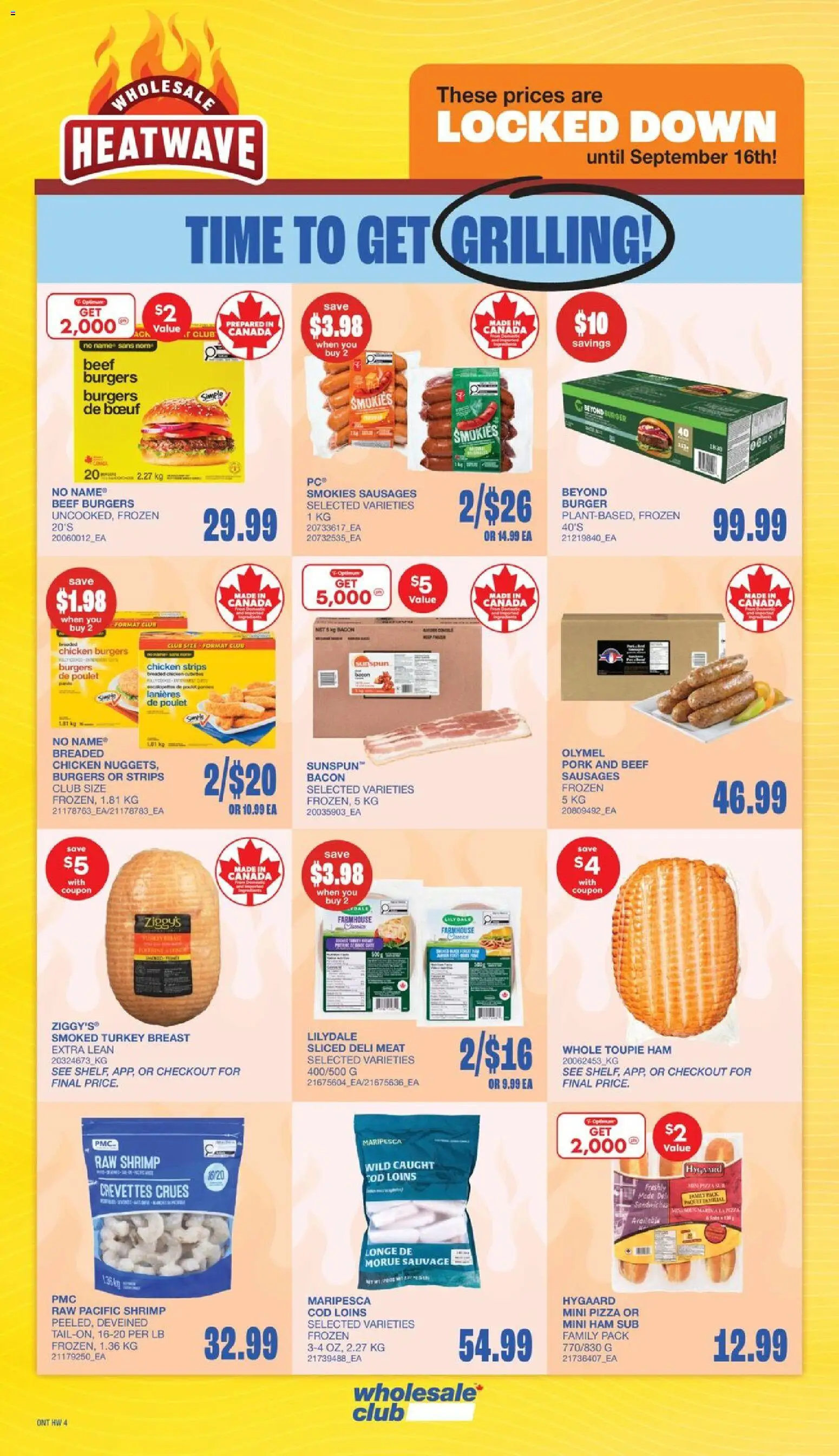 Wholesale Club flyer valid from Jul 30, 2026 | Page: 8 | Products: Beef, Turkey, Pizza, Chicken