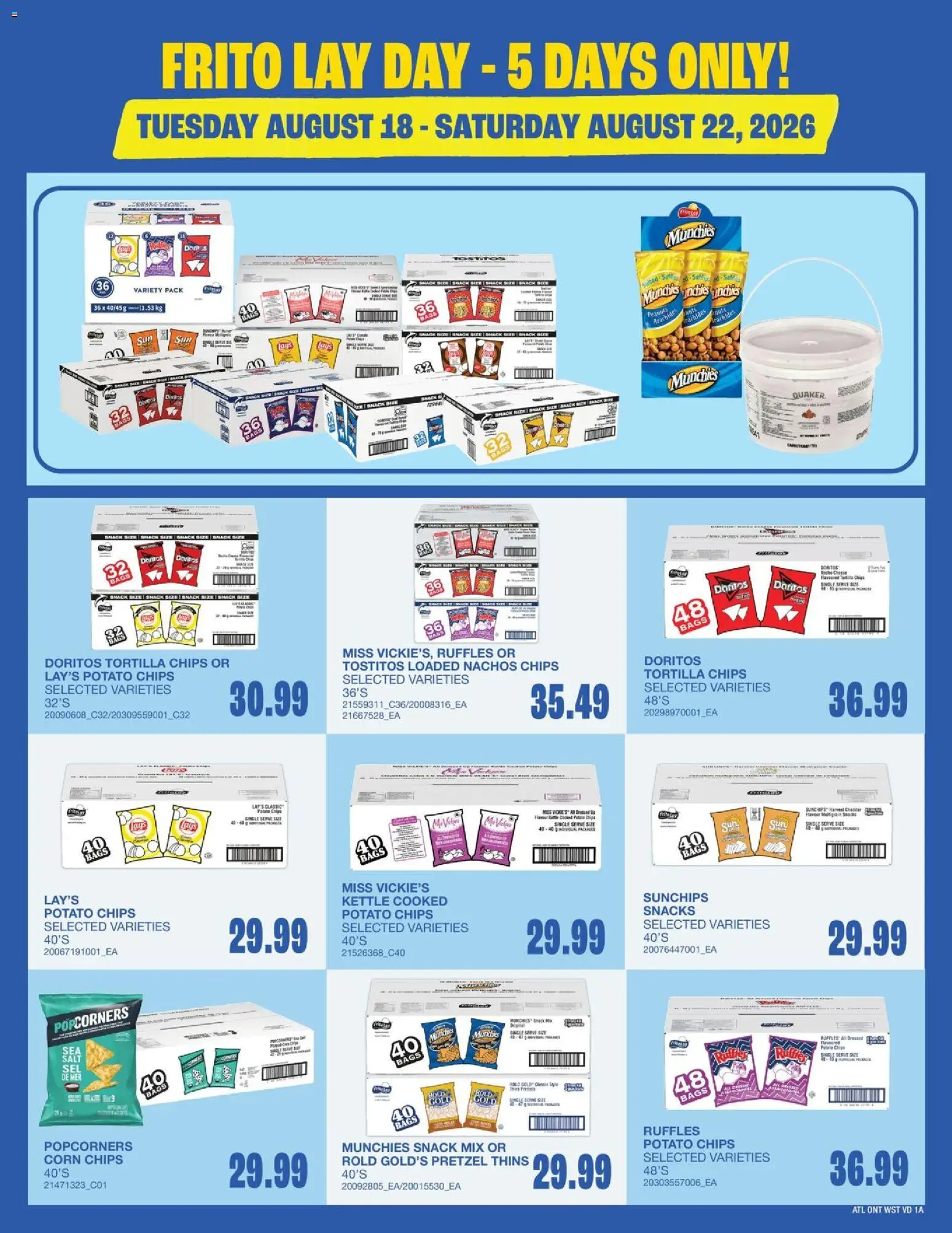 Wholesale Club flyer valid from Jul 30, 2026 | Page: 8 | Products: Bacon, Turkey breast, Meat, Chicken strips