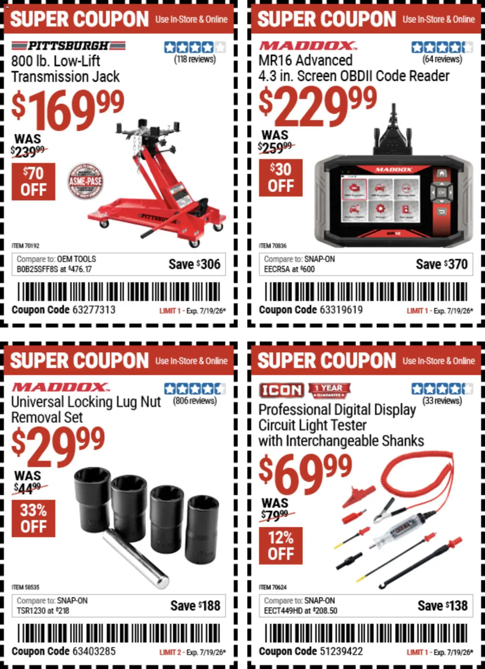 Harbor Freight Weekly Ad - valid from 07/06/2026 | Page: 28
