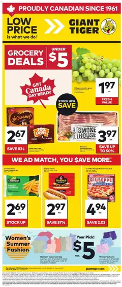 Preview of Giant Tiger weekly flyer from shop Giant Tiger valid from Jun 24, 2026