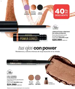 Avon catálogo Ciclo 14/2026 -  Vista previa de la revista de la tienda Avon valido desde el 19/09/2026 | Página: 36 | Productos: Sacapuntas, Sombra, Delineador