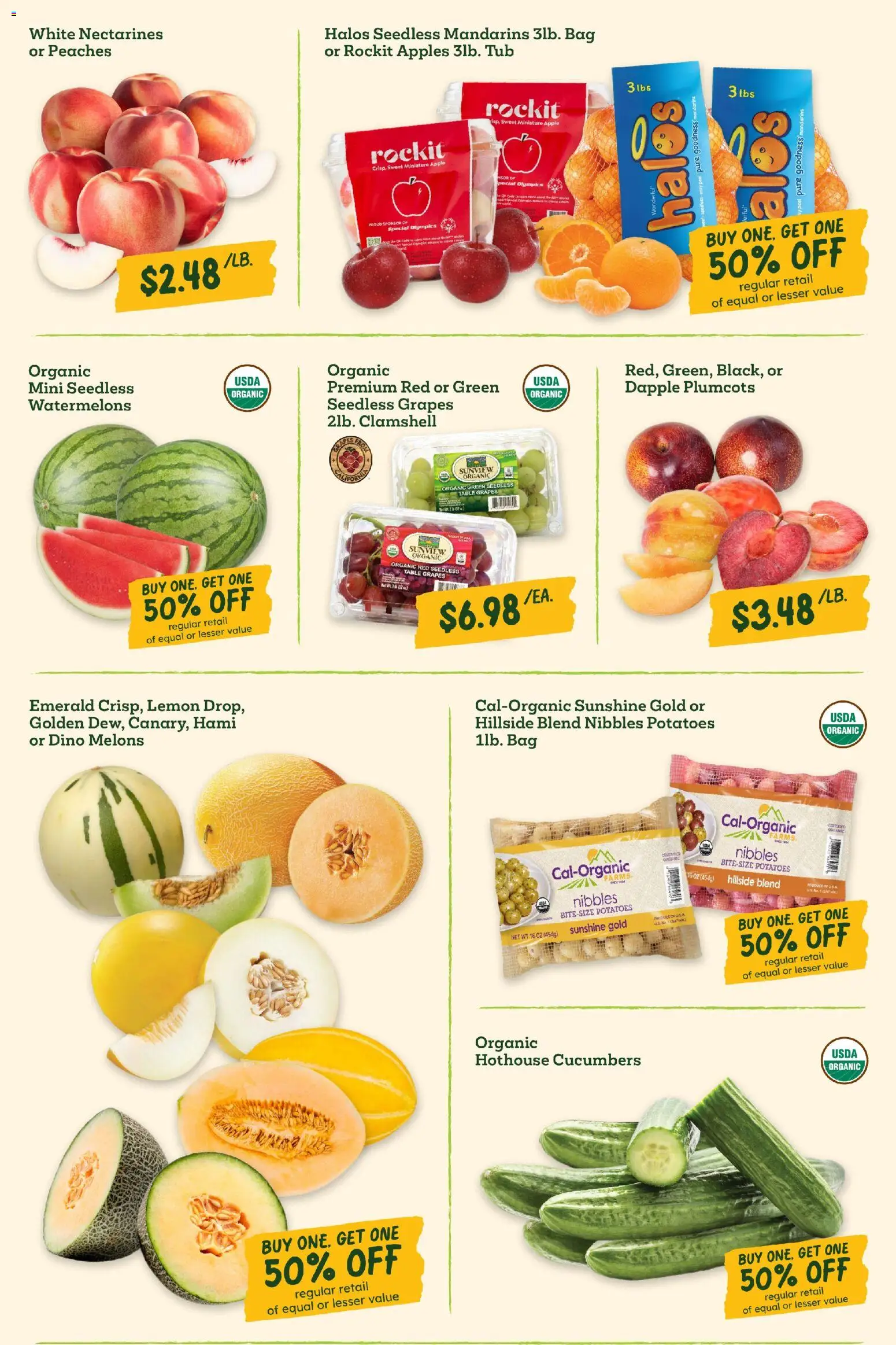 Sprouts Weekly Ad - valid from 07/29/2026 | Page: 7 | Products: Mandarins, Table, Lemon, Bag