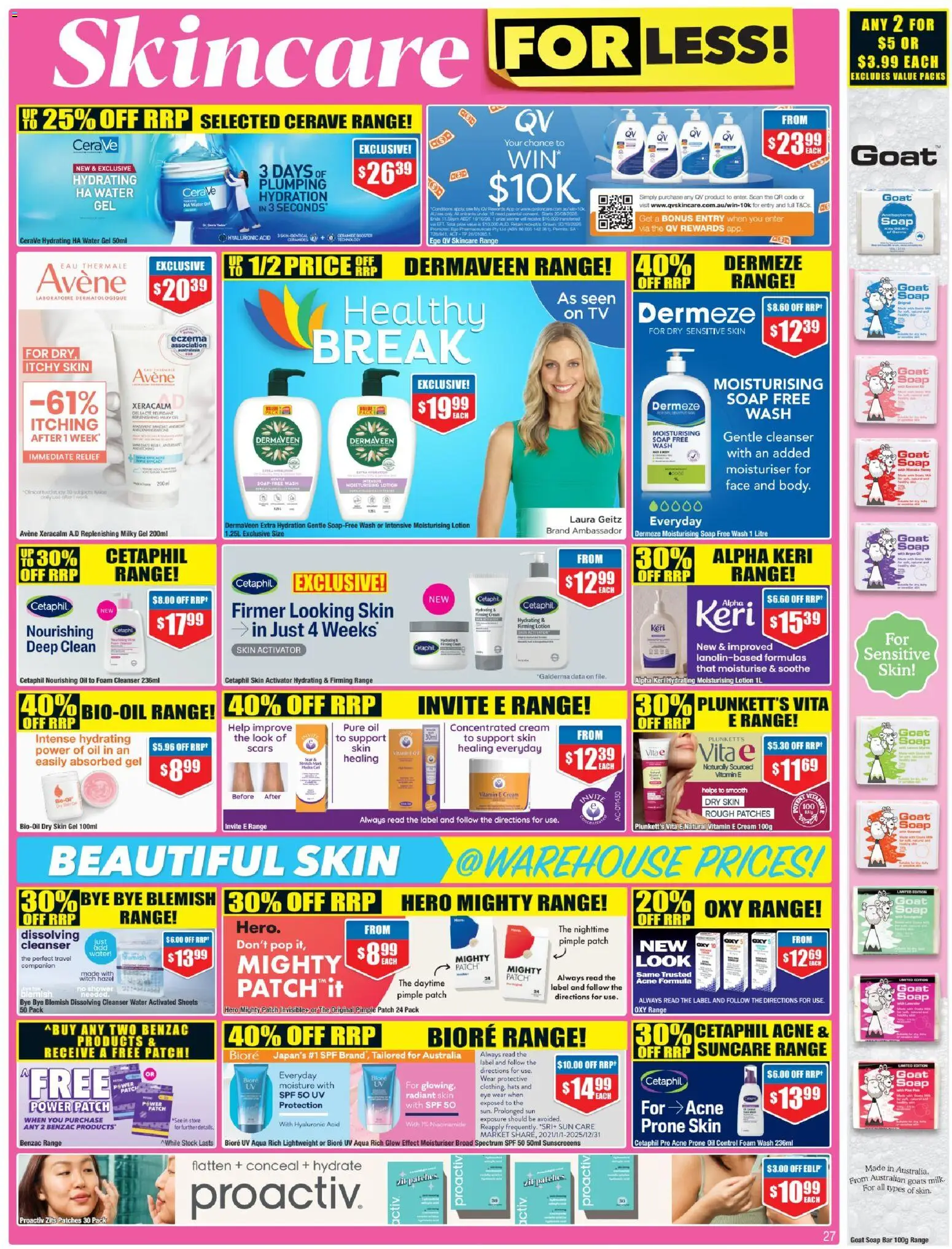 Chemist Warehouse catalogue - valid from 20/08/2026 | Page: 27 | Products: Shower, Milk, Acne, Vitamin