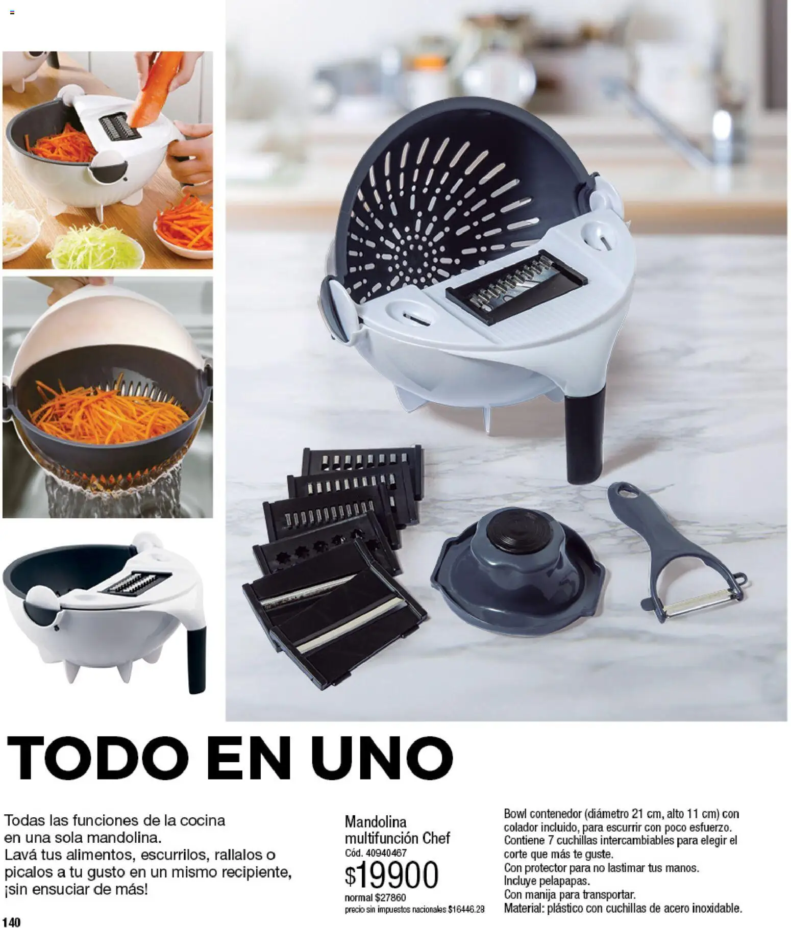 Millanel - Catálogo │ válido desde el 17/08/2026 | Página: 140 | Productos: Cocina, Bowl, Mandolina, Té