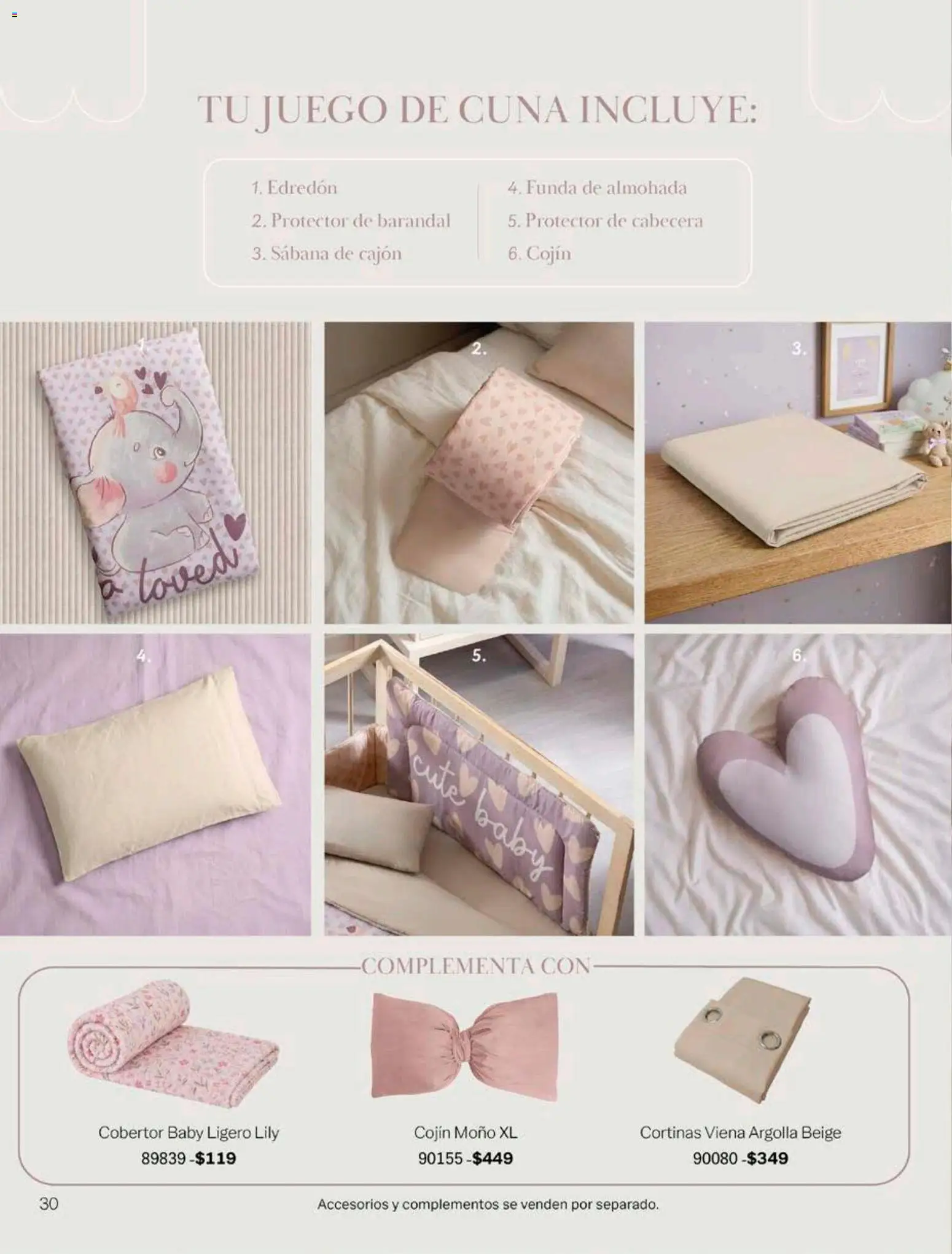 Nuevas ofertas de Vianney válidas en toda la República Mexicana desde el 17/08/2026. ¡Encuentra las mejores ofertas en Vianney catálogo Bebé! | Página: 32 | Productos: Cobertor, Juego, Almohada, Moño