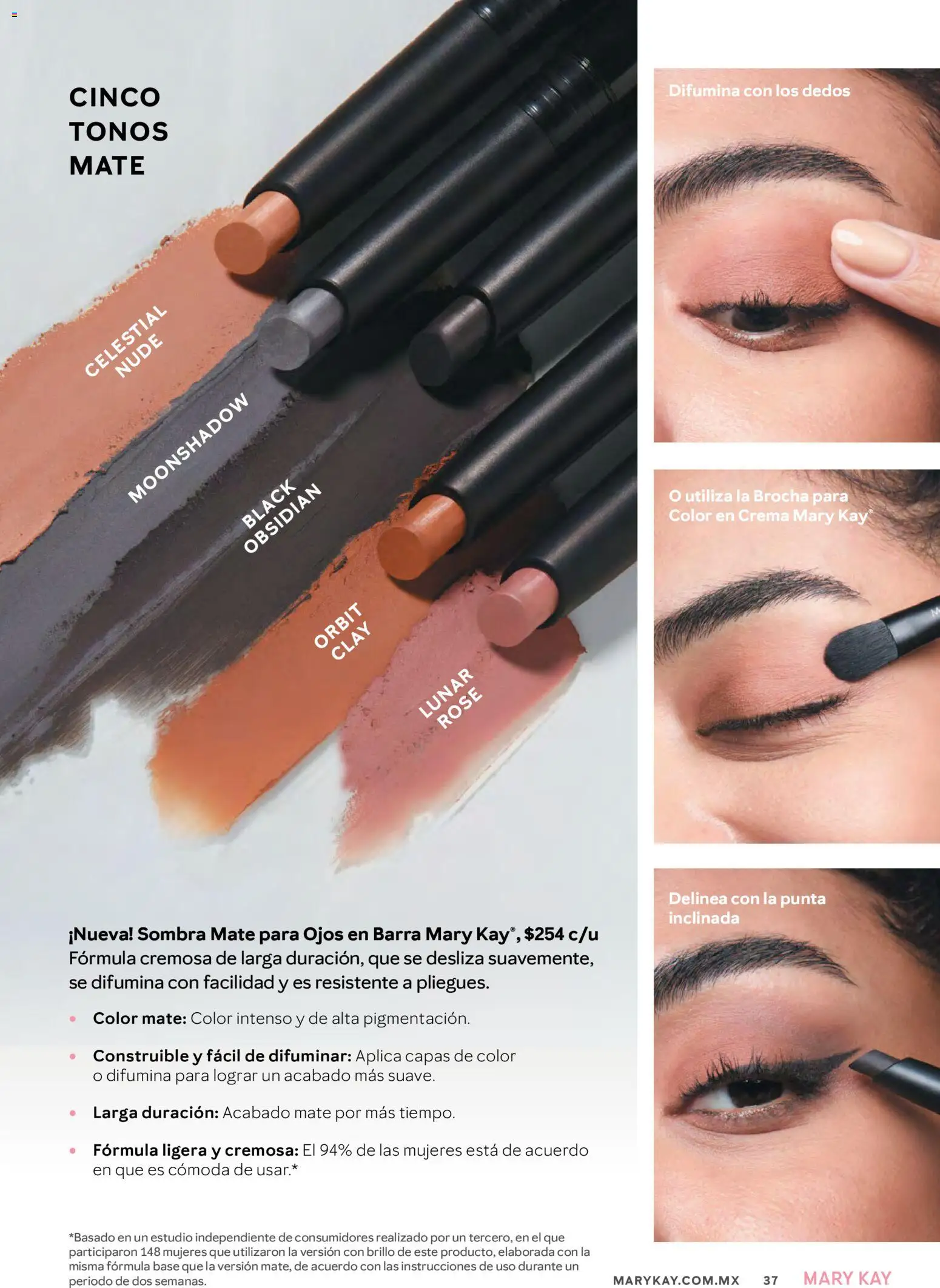 Nuevas ofertas de Mary Kay válidas en toda la República Mexicana desde el 01/09/2026. ¡Encuentra las mejores ofertas en Mary Kay catálogo! | Página: 37 | Productos: Crema, Brillo, Barra, Mate