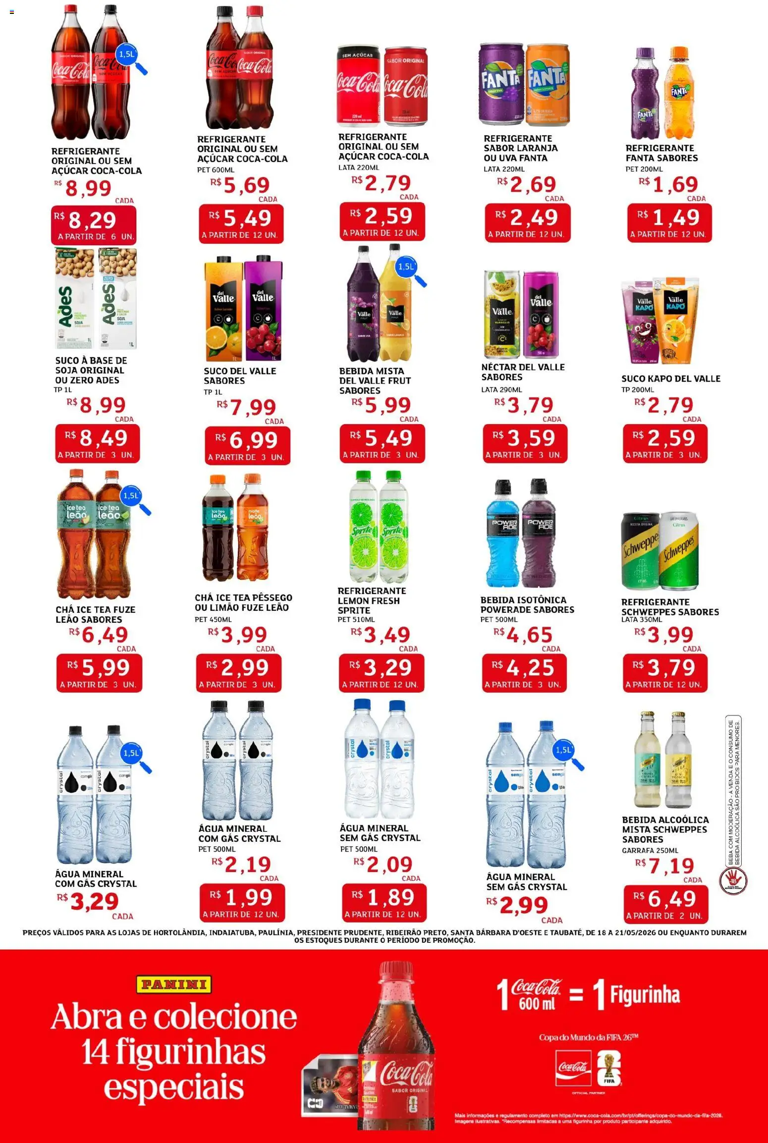 Assaí Atacadista Folheto - válido de 18.05.2026 | Página: 2 | Produtos: Ice tea, Cola, Chá, Açúcar