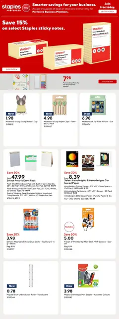 Preview of Staples weekly flyer / circulaire from shop Staples valid from Jul 10, 2026 | Page: 12