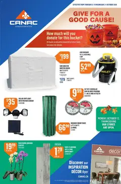 Preview of Canac weekly flyer from shop Canac valid from Oct 8, 2026