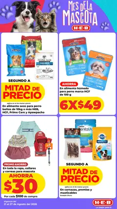 Vista previa de H-E-B folleto, nuevo folleto de la tienda, válido en México a partir del 21/08/2026 | Página: 18 | Productos: Pollo, Vitaminas, Ingredientes, Omega